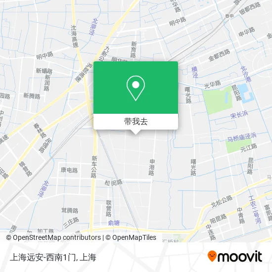 上海远安-西南1门地图