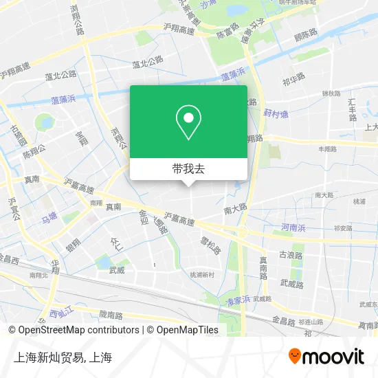 上海新灿贸易地图