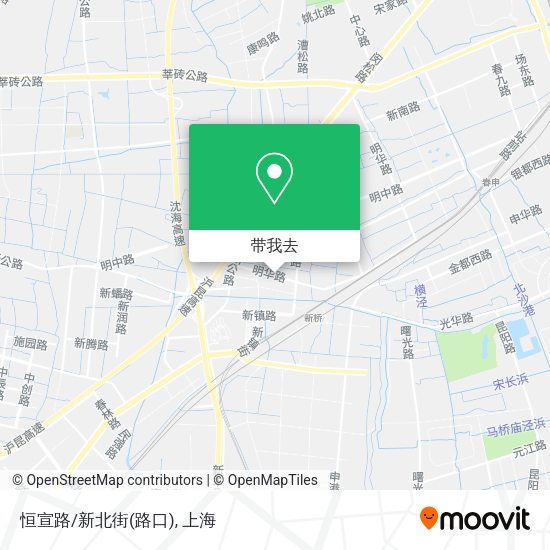 恒宣路/新北街(路口)地图