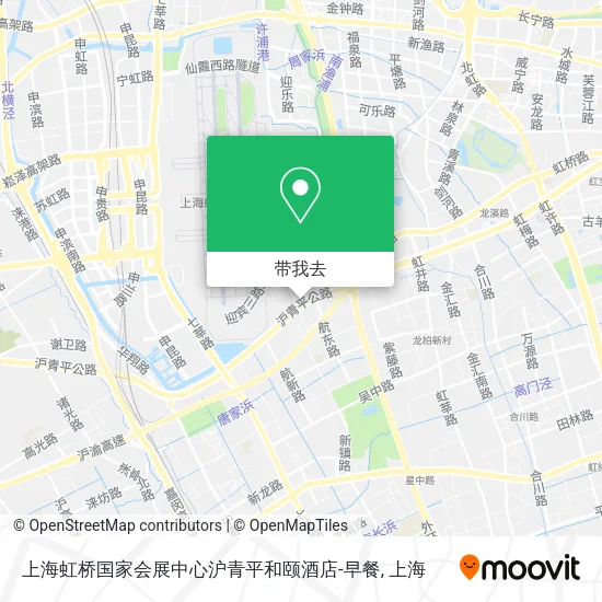 上海虹桥国家会展中心沪青平和颐酒店-早餐地图