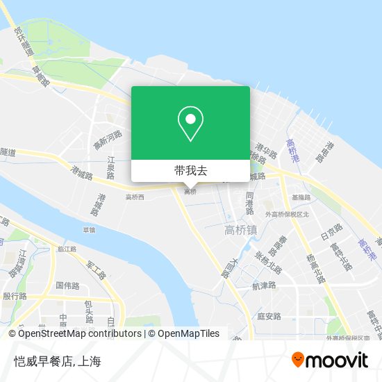 恺威早餐店地图