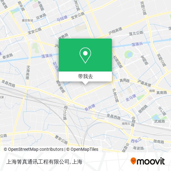 上海箐真通讯工程有限公司地图