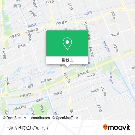 上海古风特色民宿地图