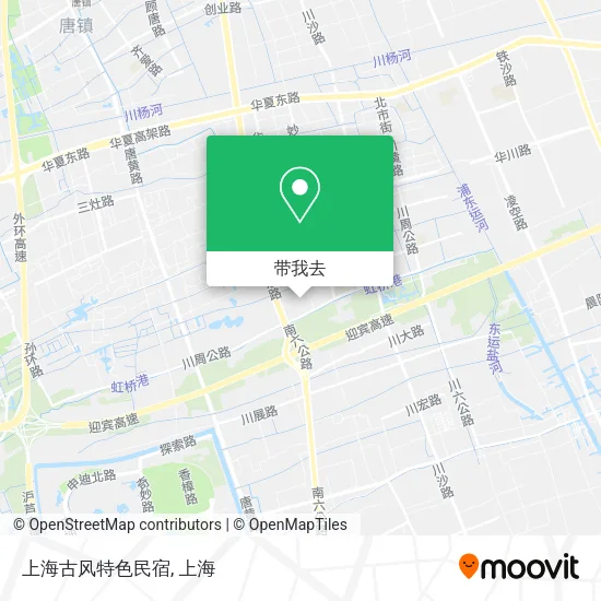 上海古风特色民宿地图