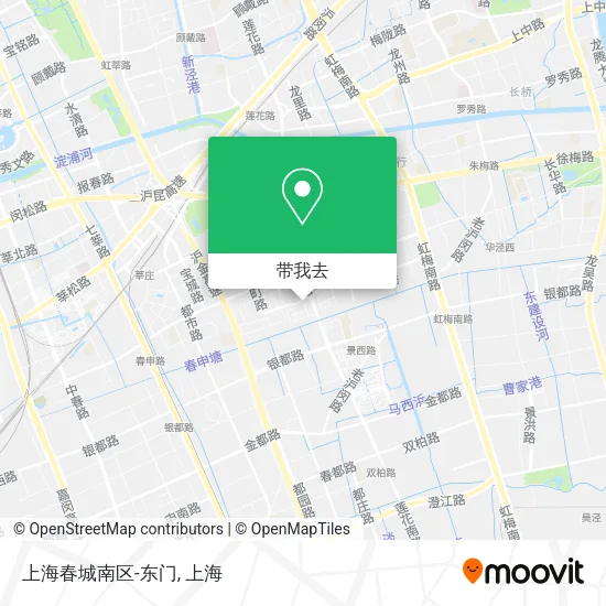 上海春城南区-东门地图