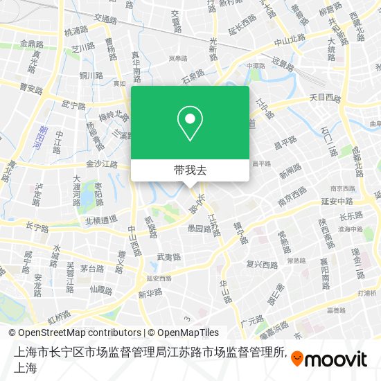 上海市长宁区市场监督管理局江苏路市场监督管理所地图