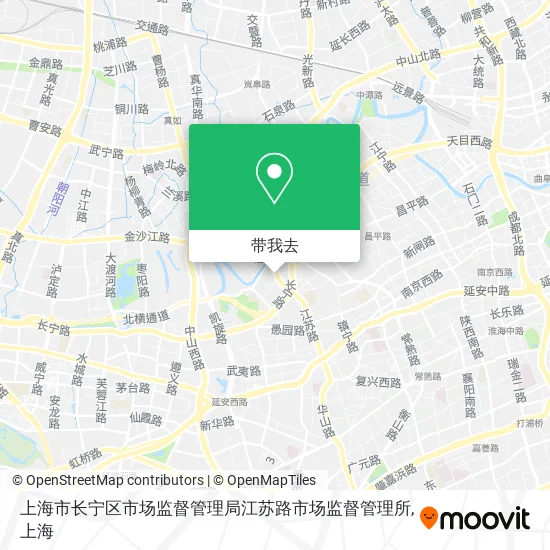 上海市长宁区市场监督管理局江苏路市场监督管理所地图