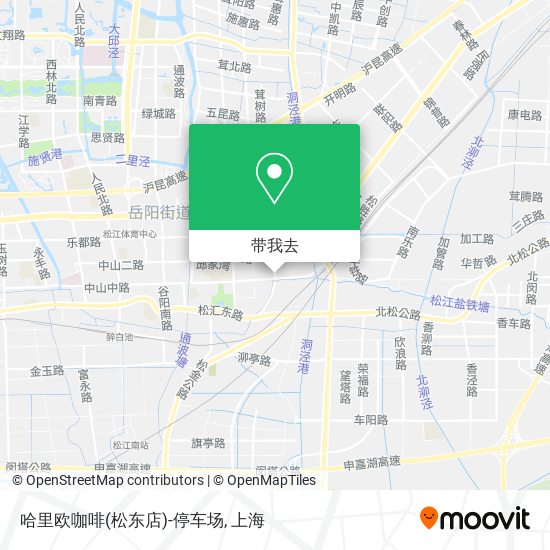 哈里欧咖啡(松东店)-停车场地图