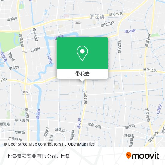 上海德庭实业有限公司地图