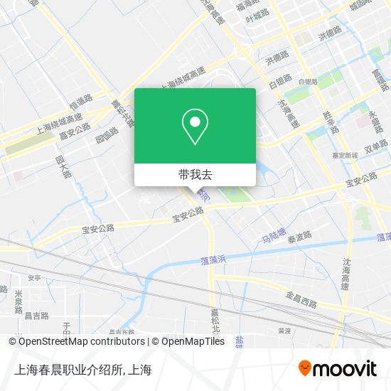 上海春晨职业介绍所地图