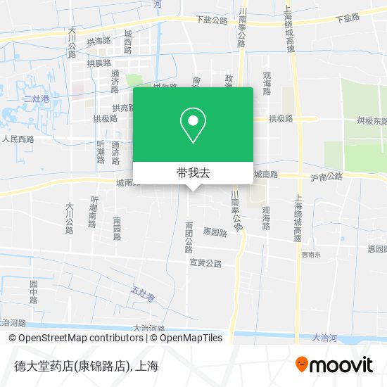 德大堂药店(康锦路店)地图