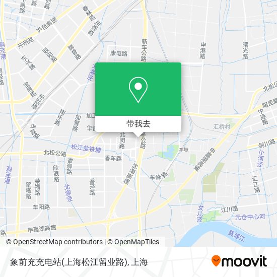 象前充充电站(上海松江留业路)地图