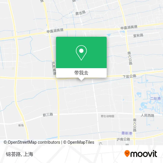 锦荟路地图