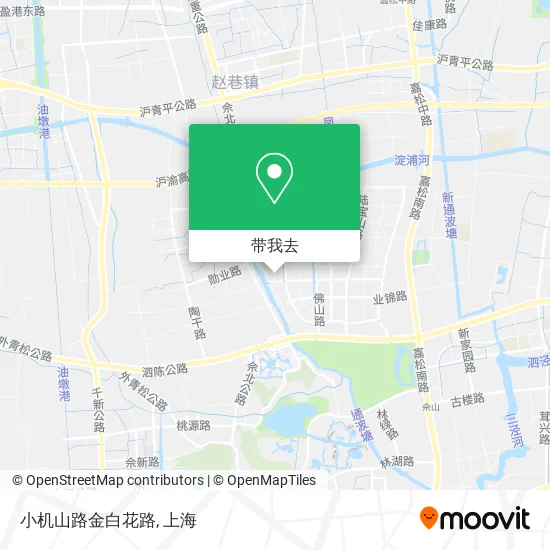 小机山路金白花路地图