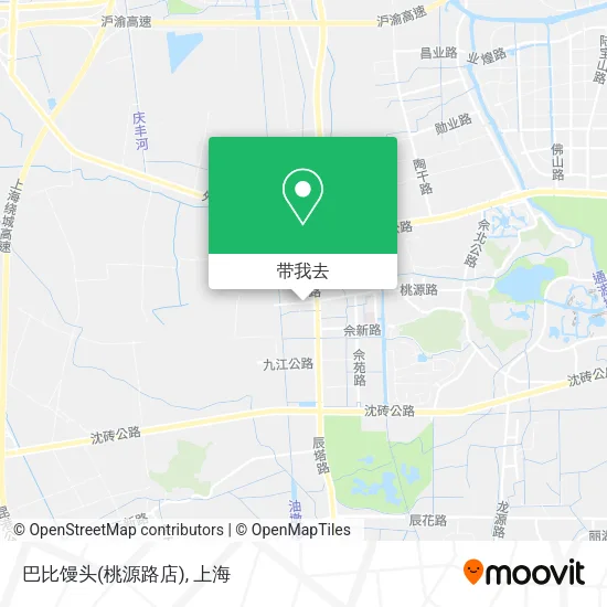 巴比馒头(桃源路店)地图