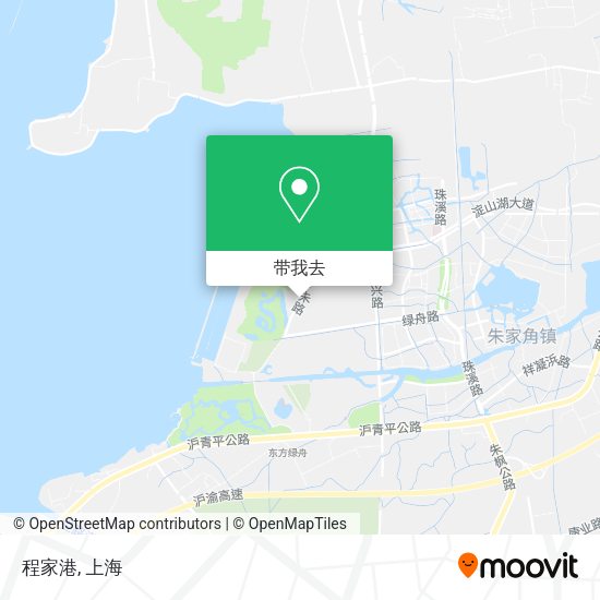 程家港地图