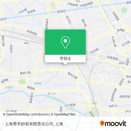 上海赞丰砂岩有限责任公司地图