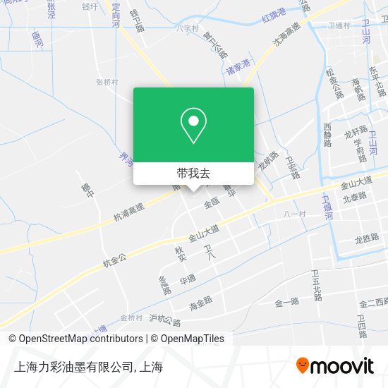 上海力彩油墨有限公司地图