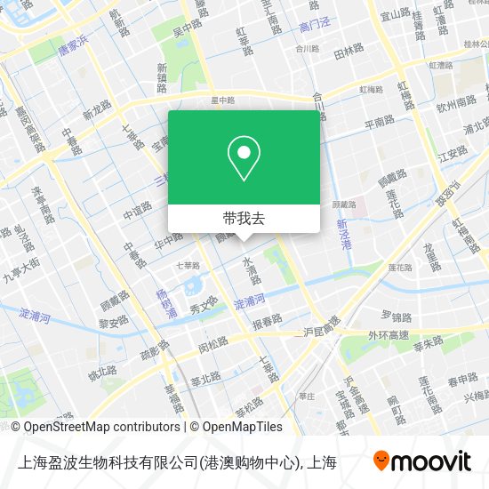 上海盈波生物科技有限公司(港澳购物中心)地图