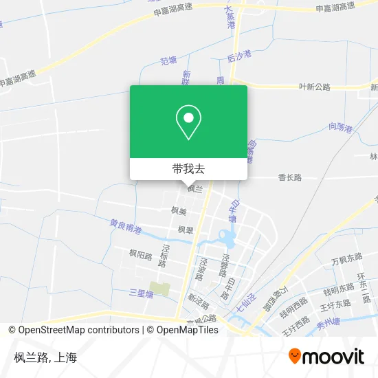 枫兰路地图