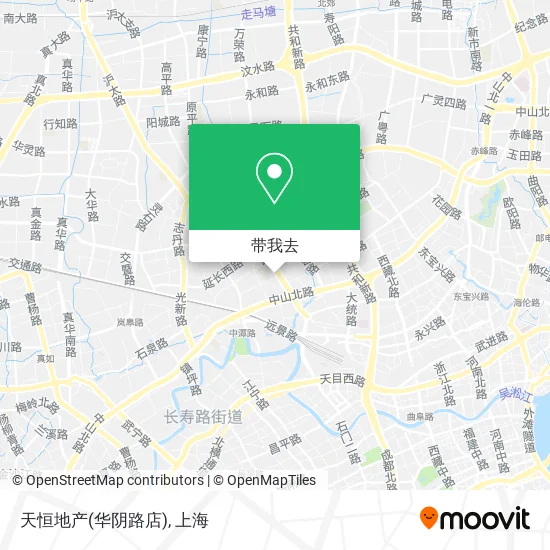 天恒地产(华阴路店)地图