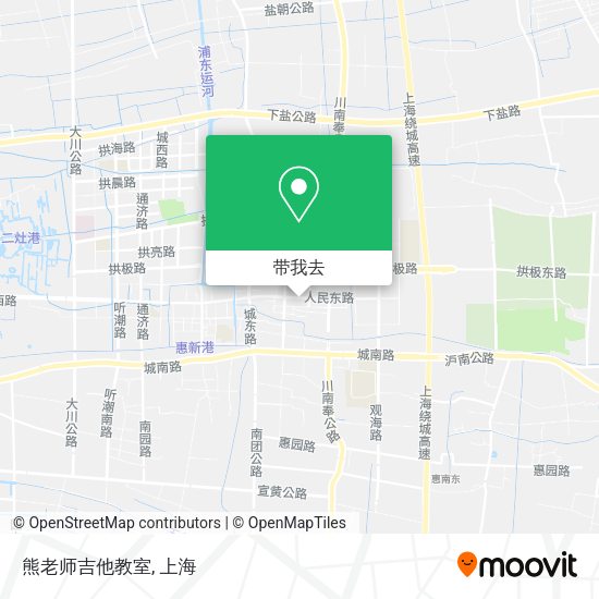 熊老师吉他教室地图
