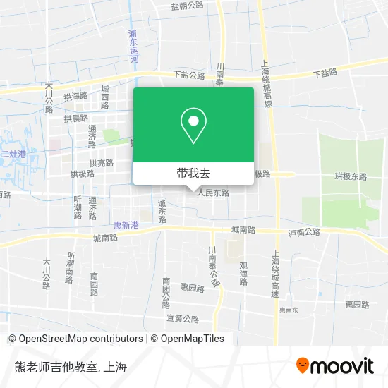 熊老师吉他教室地图