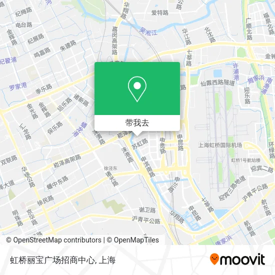 虹桥丽宝广场招商中心地图