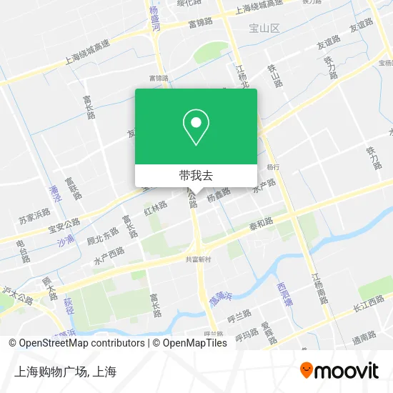 上海购物广场地图