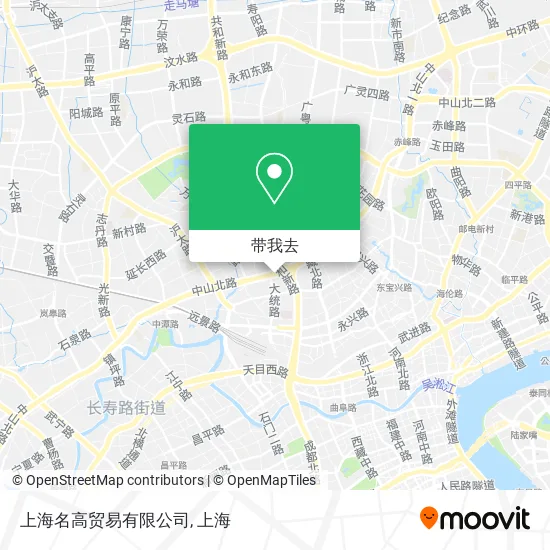 上海名高贸易有限公司地图
