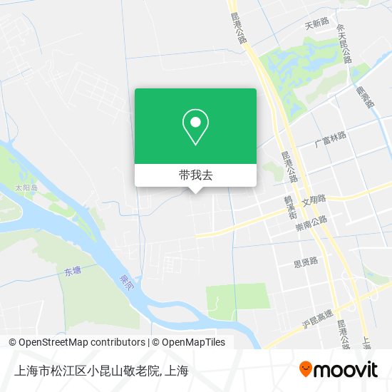 上海市松江区小昆山敬老院地图