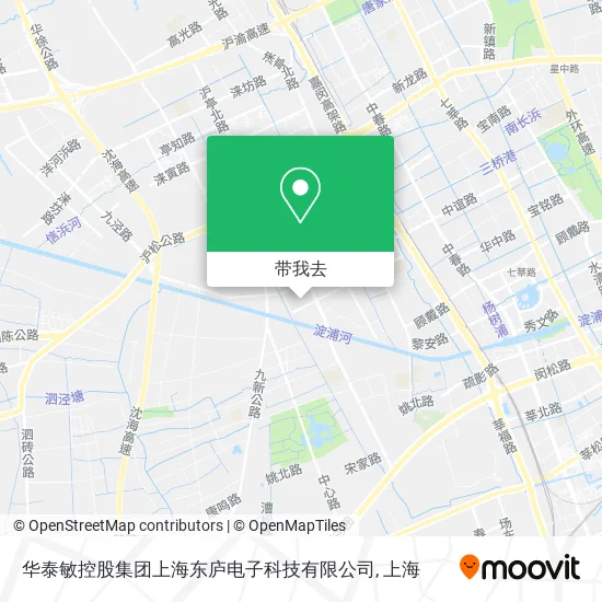 华泰敏控股集团上海东庐电子科技有限公司地图