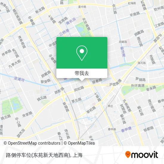 路侧停车位(东苑新天地西南)地图