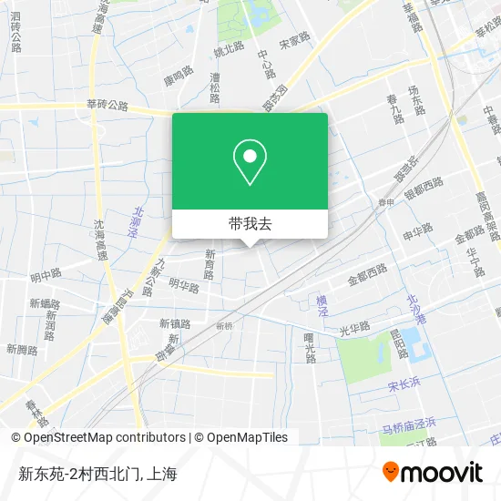 新东苑-2村西北门地图