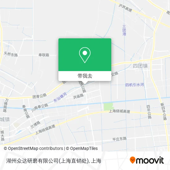 湖州众达研磨有限公司(上海直销处)地图