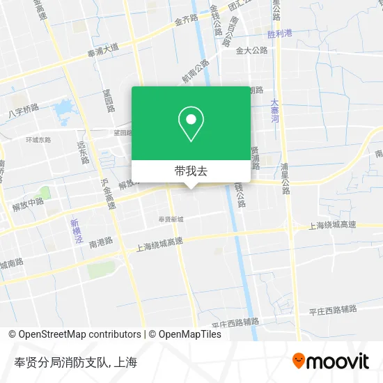 奉贤分局消防支队地图