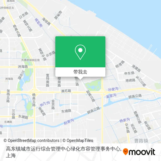 高东镇城市运行综合管理中心绿化市容管理事务中心地图