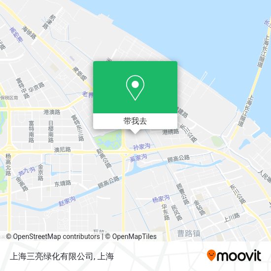 上海三亮绿化有限公司地图