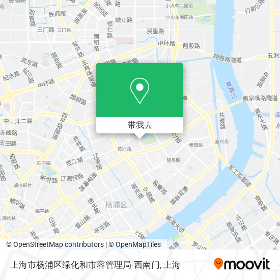 上海市杨浦区绿化和市容管理局-西南门地图