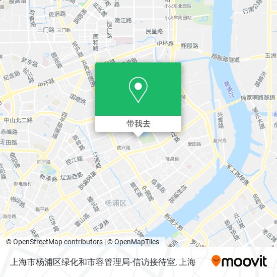 上海市杨浦区绿化和市容管理局-信访接待室地图