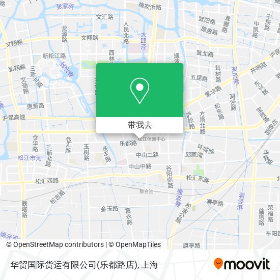 华贸国际货运有限公司(乐都路店)地图