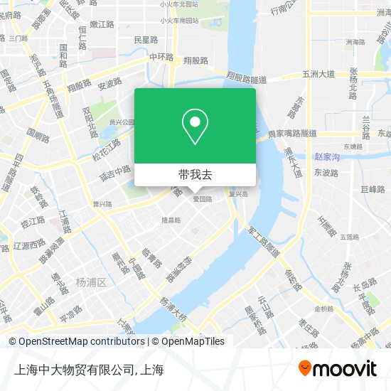 上海中大物贸有限公司地图