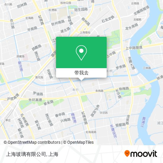 上海玻璃有限公司地图