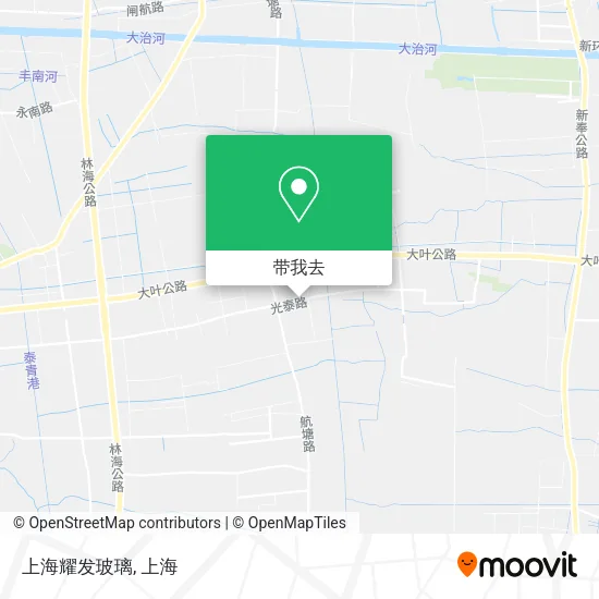 上海耀发玻璃地图