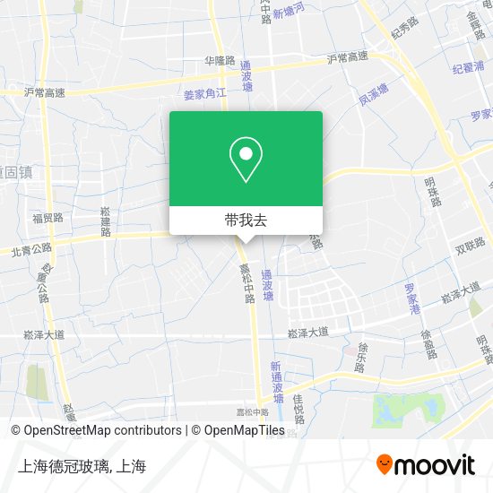 上海德冠玻璃地图