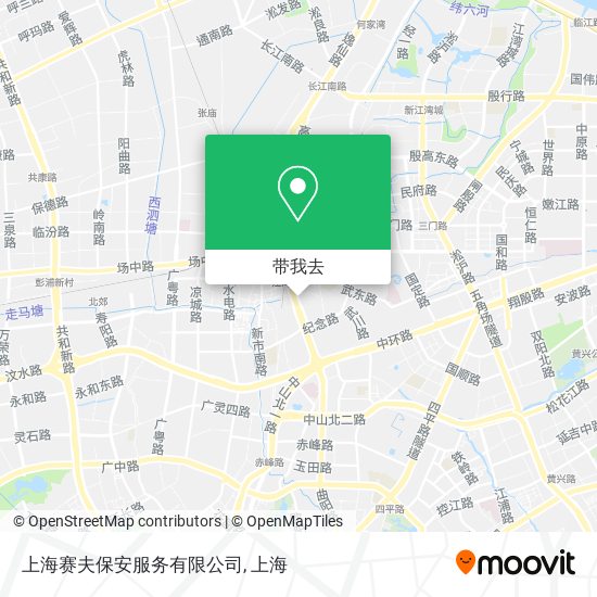 上海赛夫保安服务有限公司地图