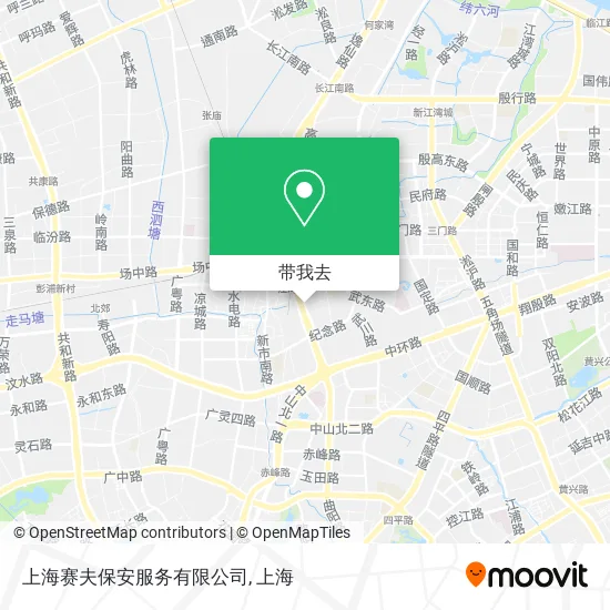 上海赛夫保安服务有限公司地图