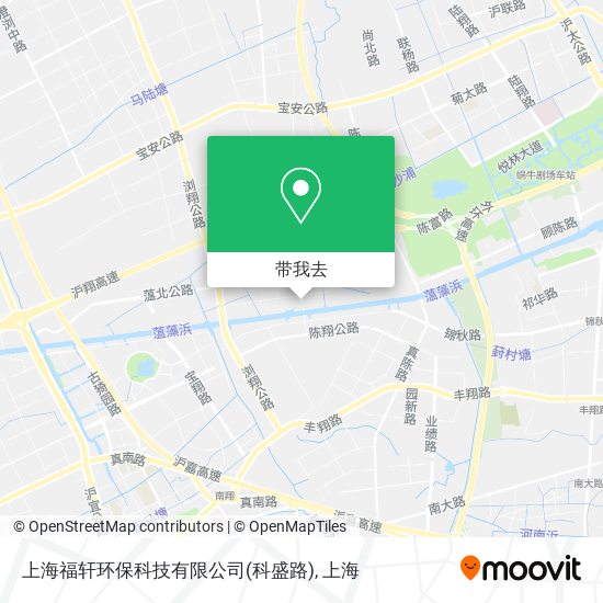上海福轩环保科技有限公司(科盛路)地图
