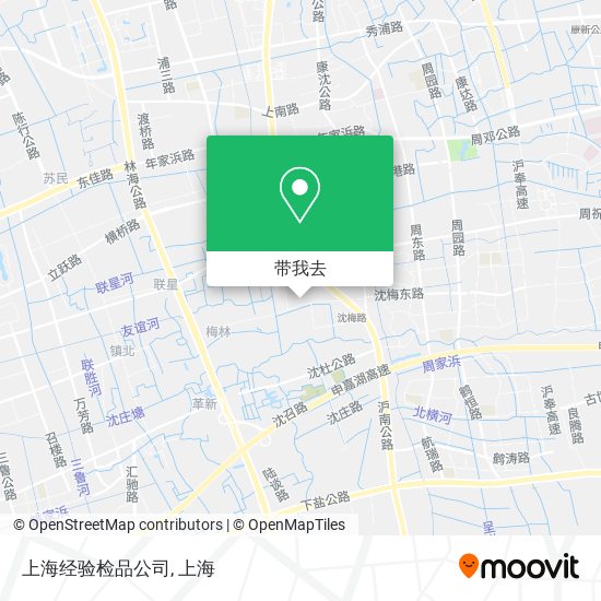 上海经验检品公司地图