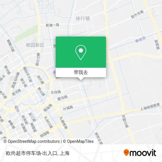 欧尚超市停车场-出入口地图